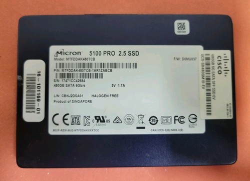 Micron 5100 pro 480gb - micron, internal